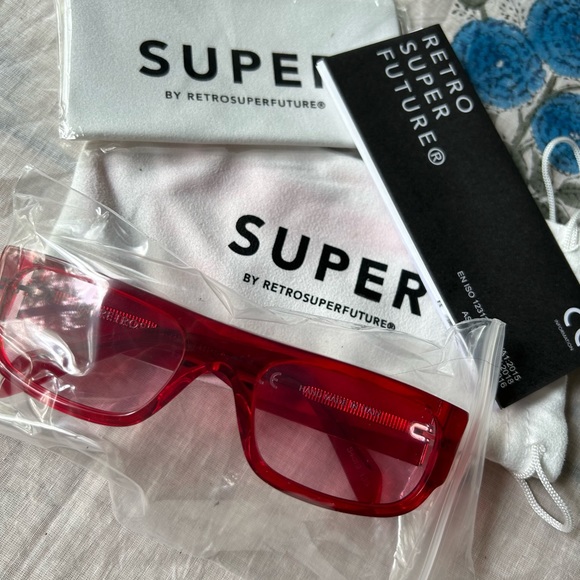 SUPER by RETROSUPERFUTURE red Italian sunglasses – NEW! main image 5